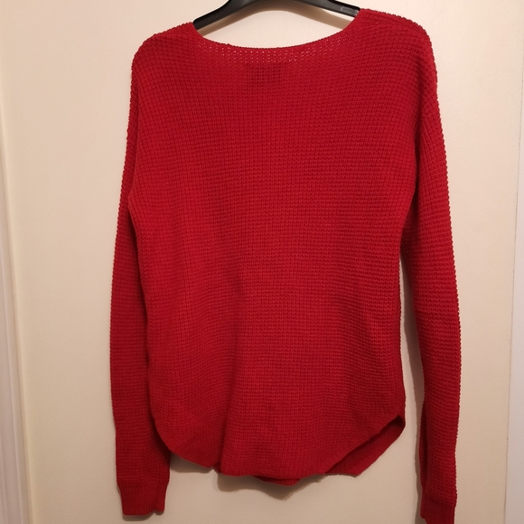 Aritzia Wilfred Free Wolter Sweater Red Wool - Picture 8 of 12